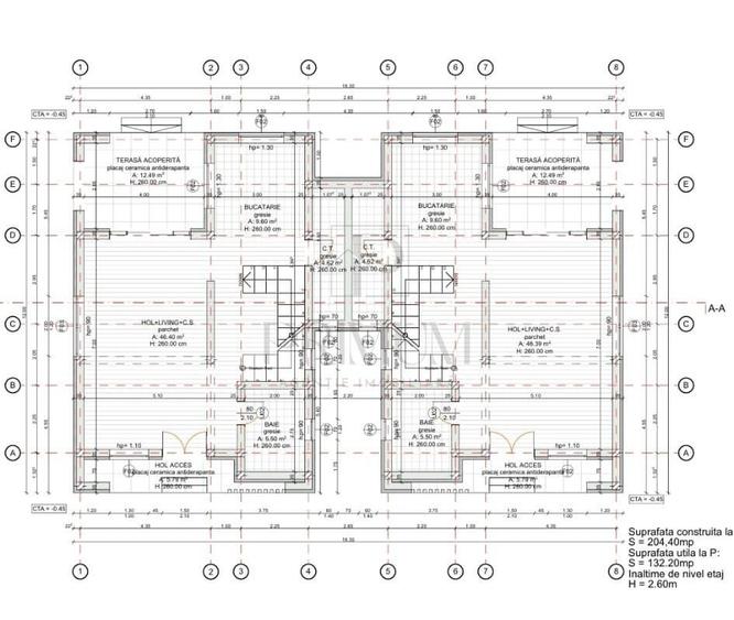 Comision 0 - Duplex desparit prin camera tehnica - 140 mp utili - toat - 4