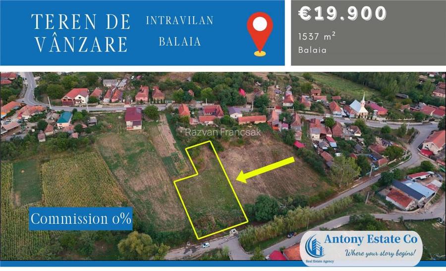 Teren intravilan, de - Balaia, Bihor