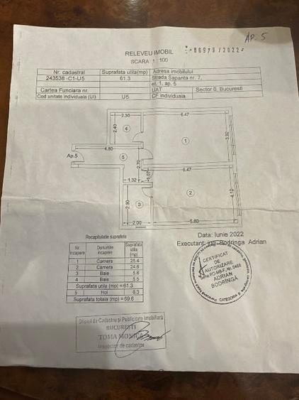 Apartament 2 Camere , 70 mp2 Bloc Nou , Metrou Crangasi , Proprietar - 8