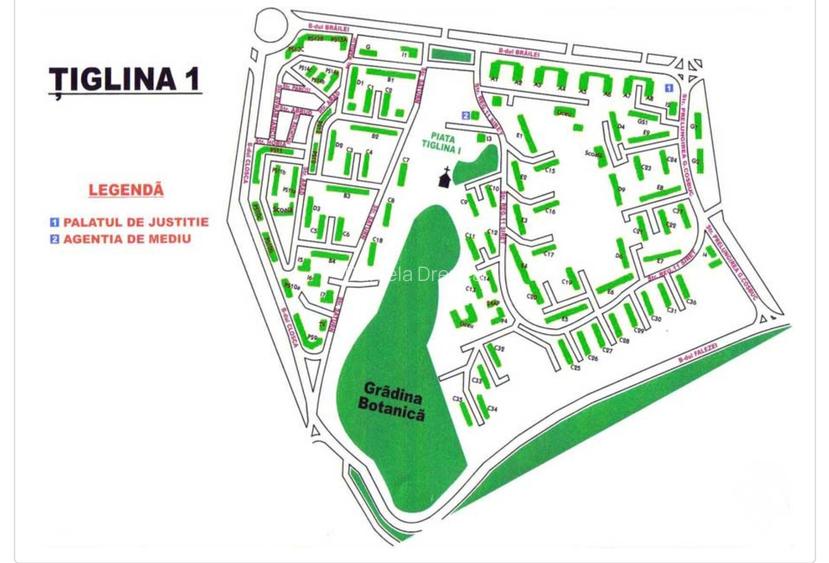 2 camere Tiglina 1 pret 46000 euro