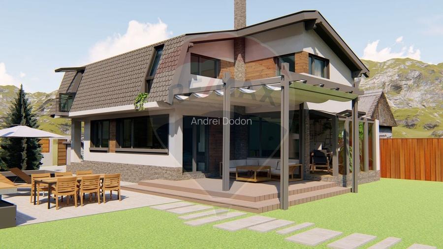 Casa la rosu in Crisitan, Brasov cu 4 camere de vanzare