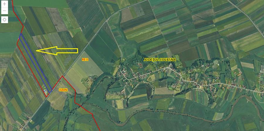 Teren agricol extravilan de 74615 mp, în Reci