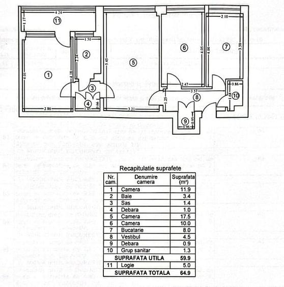 Proprietar vând apartament 3 camere și 2 băi Ferdinand Obor - 10