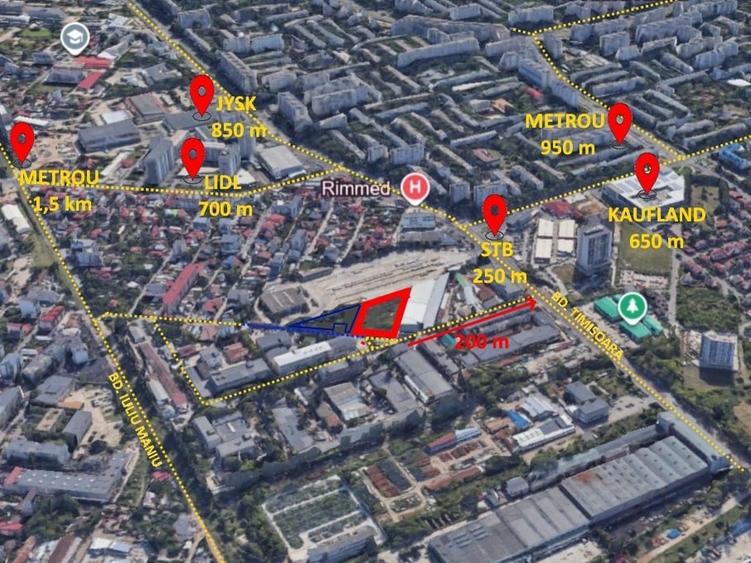 Bd. Timisoara, CUT = 3, P+14 - 12 minute Metrou Valea Ialomitei - 4