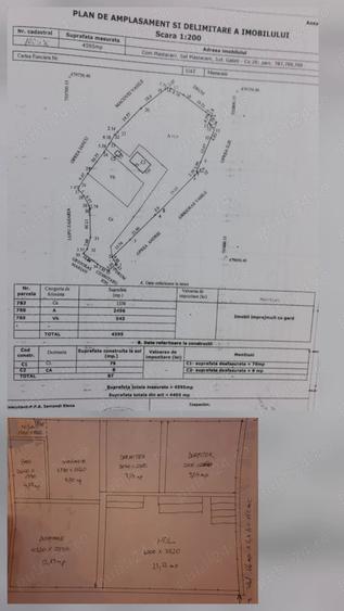 Casă cu 3 camere cu Teren 4600 Mp în Măstăcani