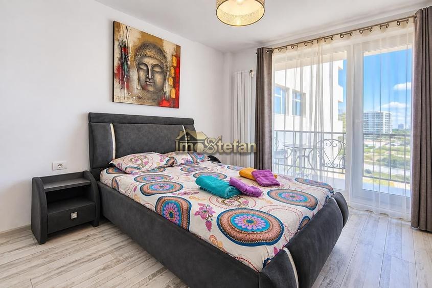 Apartament cu 2 camere semidecomandat în Năvodari