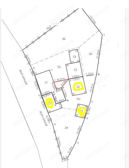 Vand casa cu etaj 4 camere Mera - 1