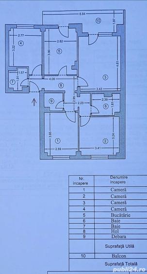Apartament 4 camere dec 85 mp Primarie Casa Cultura Rate Proprietar - 2