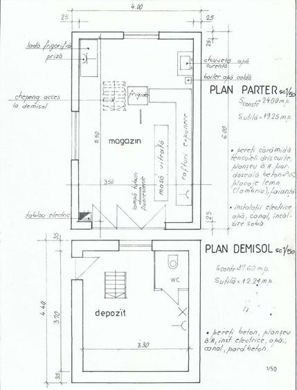 Apartament 4 camere cu scara interioara si garaj zona centrala - 15