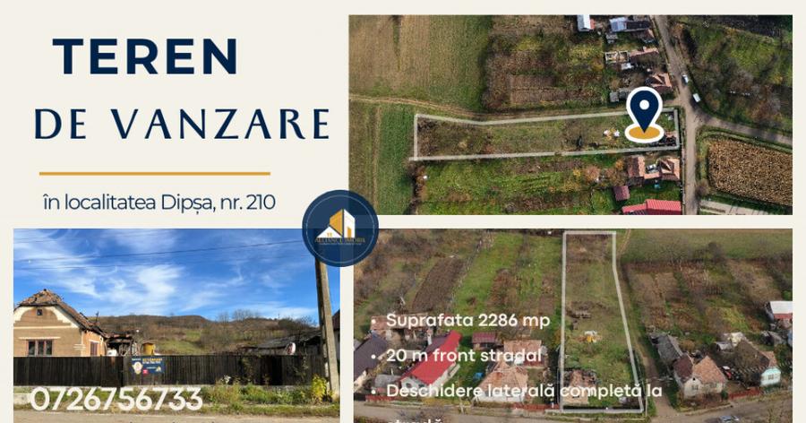 Teren intravilan de vanzare Dip?a - 1