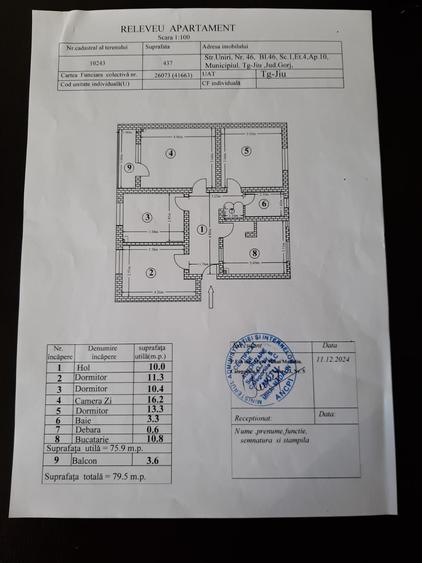 Apartament cu 4 camere decomandat în Unirii
