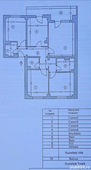 Apartament 4 camere dec 85 mp Primarie Casa Cultura Rate Proprietar - 1