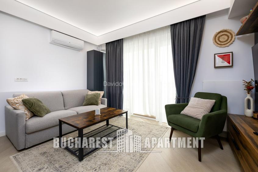 Apartament cu 2 camere semidecomandat, mobilat în Pipera Apartament cu 2 camere semidecomandat, mobilat în Pipera