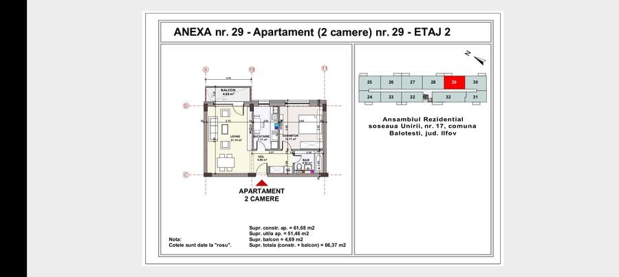 Balotesti, Vis a vis de scoala nr 1, langa Value Center, Therme, A0 - 12