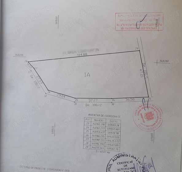 Teren de vanzare 4506mp str.Mierlei Tunari Ilfov - 5
