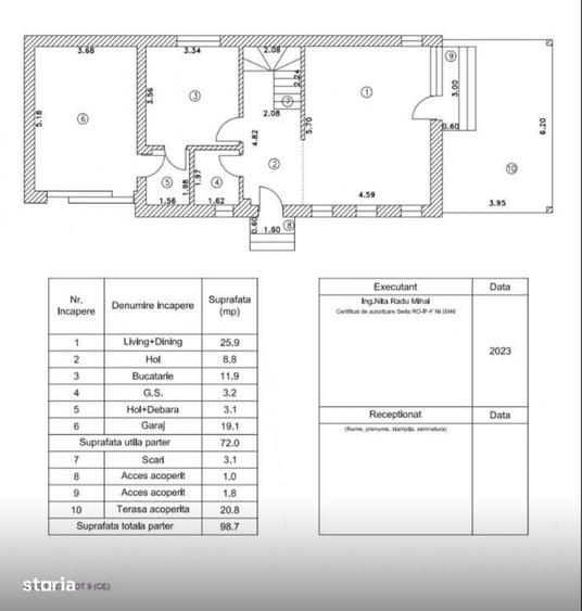 Casa individuala in Domnesti 4 camere,3 bai,153 mp utili, 400 mp teren - 1