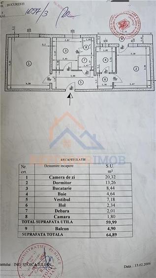Vanzare apartament 2 camere – Strada Novaci, Sector 5 - 8