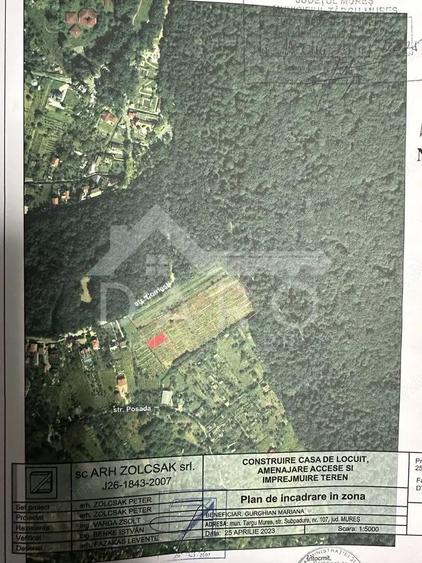 Teren 550 mp Platoul Cornesti cu autorizatie de construire casa - 4