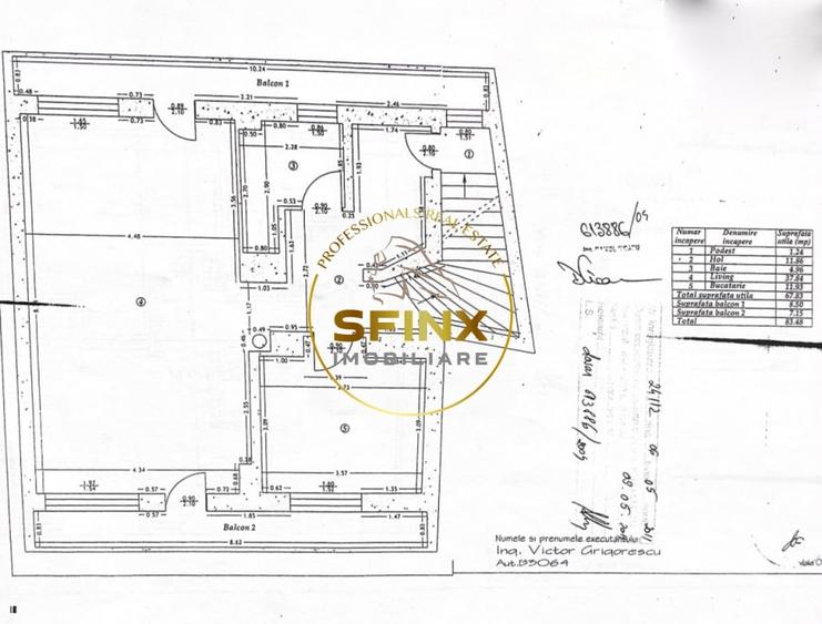 Apartament cu 4 camere decomandat în 13 Septembrie