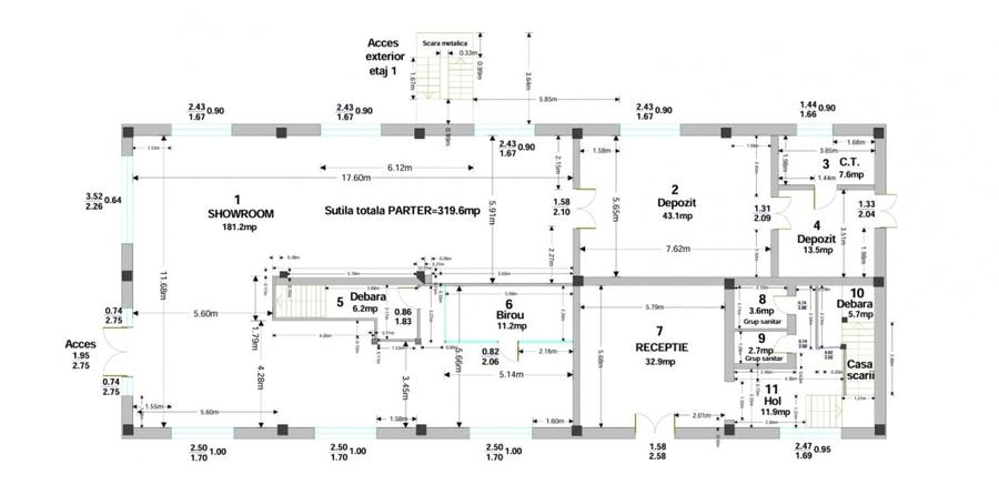 Vanzare investitie - cladire multifunctionala 65 spatii  4 etaje  Gura Humorului - 7
