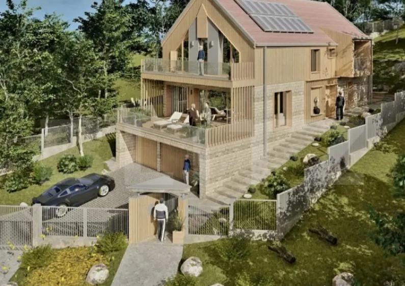 Teren cu panorama deosebita, 725mp, cu autorizatie de constr - 1