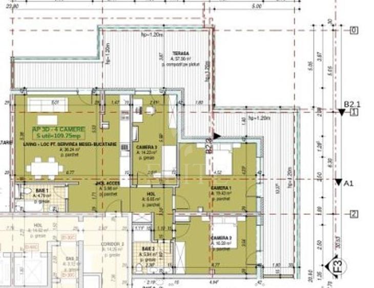 Apartament cu 3 camere decomandat în Zorilor