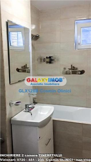 Inchiriere apartament 2 camere Tineretului vedere parc mobilat - 7