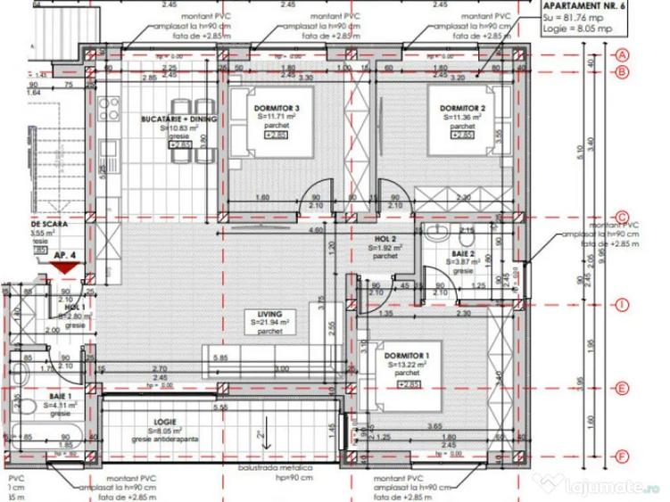 0% Comision, Apartament Nou cu 4 camere, zona livada Meses. - 3