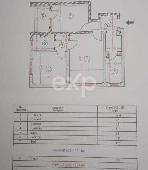 Apartament 3 Camere | Teiul Doamnei - 9