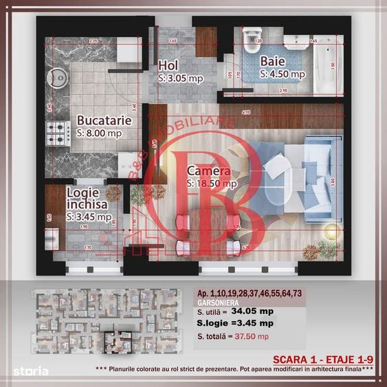 Garsoniera ideala pt investitie Titan Pallady Metrou Nicolae Teclu - 8