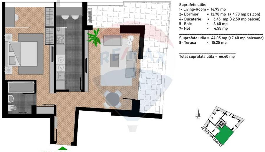 Vanzare Ap 2 camere Camil Ressu - 5
