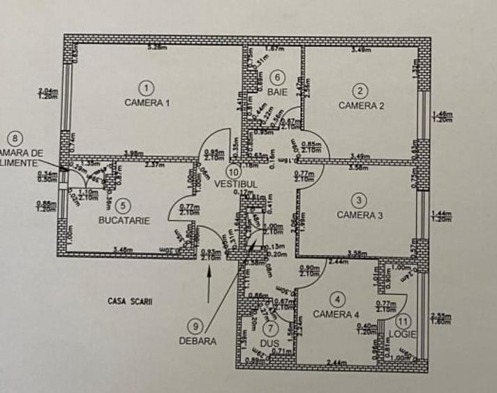 Apartament 4 camere decomandat, etaj 2, zona Electrica - 1