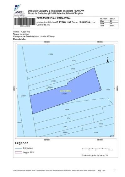 VAND TEREN INTRAVILAN  DN 1  CU PROIECT PENSIUNE - 5