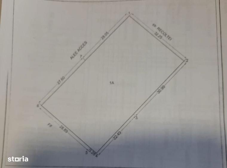 Navodari-Teren intravilan 1766mp cu deschidere dubla 32m /55m, 120e/mp - 1