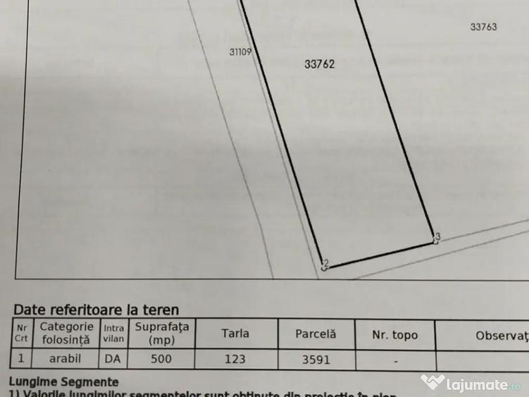 Vand teren intravilan in Chilia Veche 500mp - 1