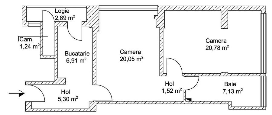 Apartament 2 camere 63mp Ultracentral - 11