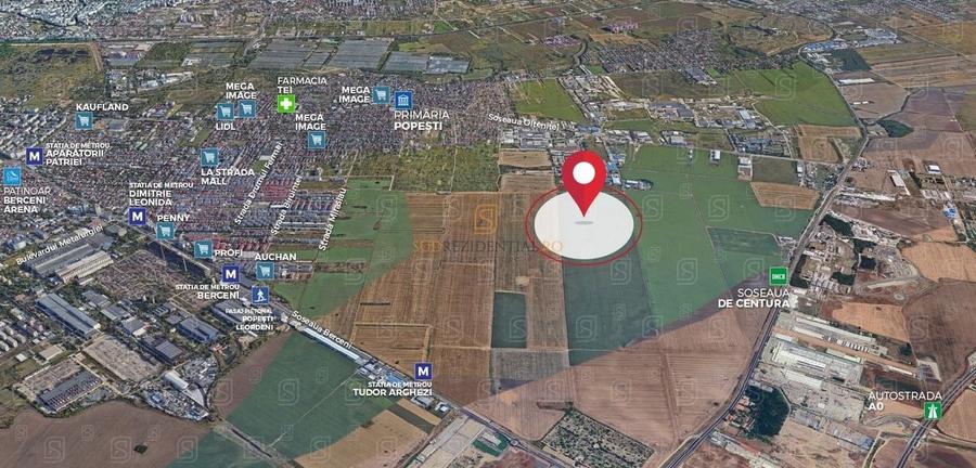 Teren de vanzare, Popesti-Leordeni, If, zona Viscofil-ideal investitie - 2