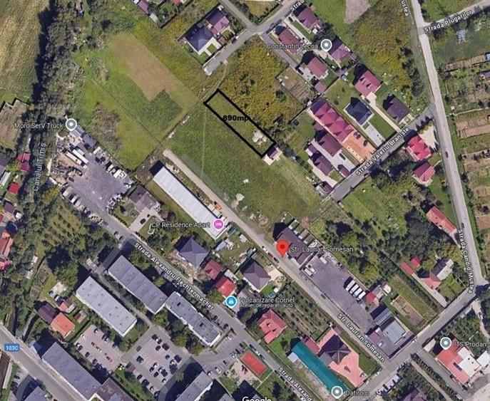 Teren 890 mp, constructie casa, P+2, cu view spre Tampa, Brasov - 2