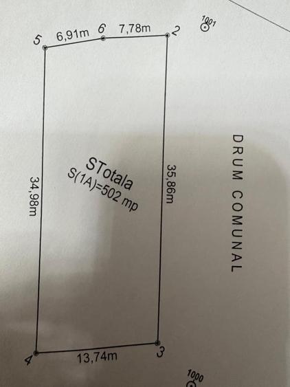 Teren situat la 30Km de Bucuresti, in centrul comunei Moara Vlasiei - 5