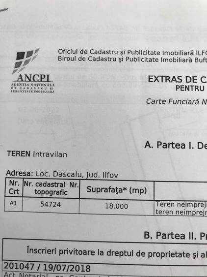Teren intravilan Dascalu 18.000 m2 - 1