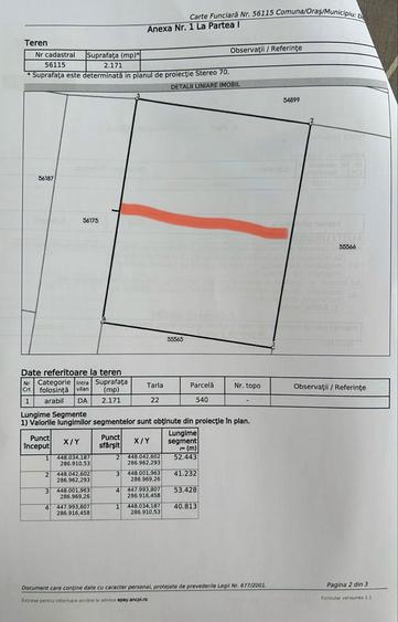 Teren intravilan 1000mp, Comanca - Olt, gaze, aproape de Caracal - 1