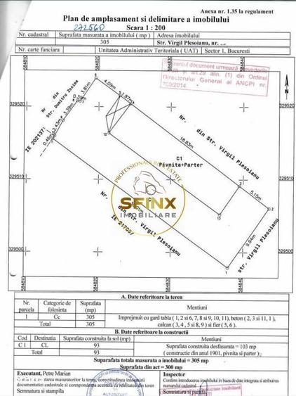 Casa Teren | Grivita - Domenii | 305 mp | 10 m deschidere - 2