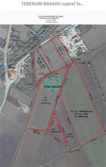 Vand teren Industrial cu suprafata de 112600 mp, zona Hanul din Ardeal - 2