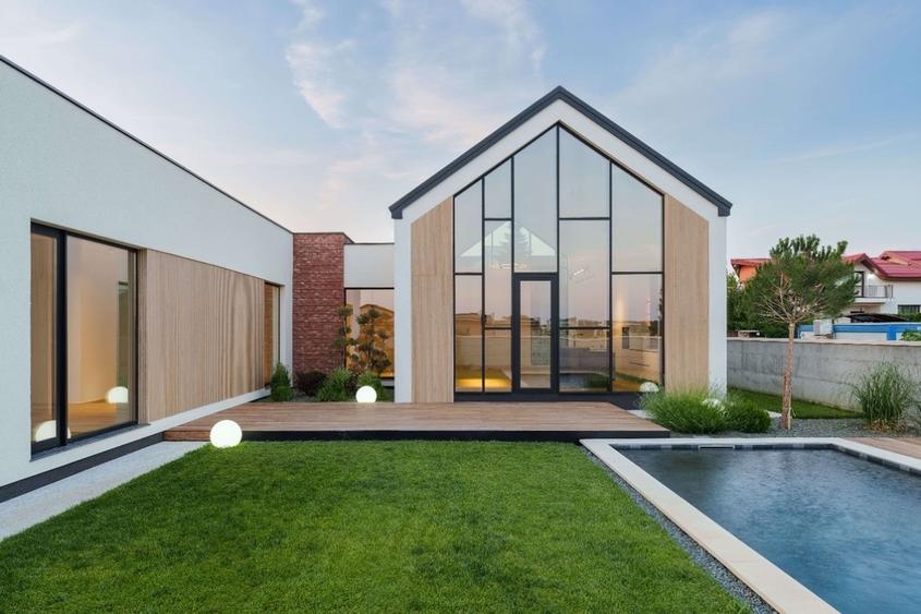 Casă Parter cu Design Minimalist și Piscină - 6