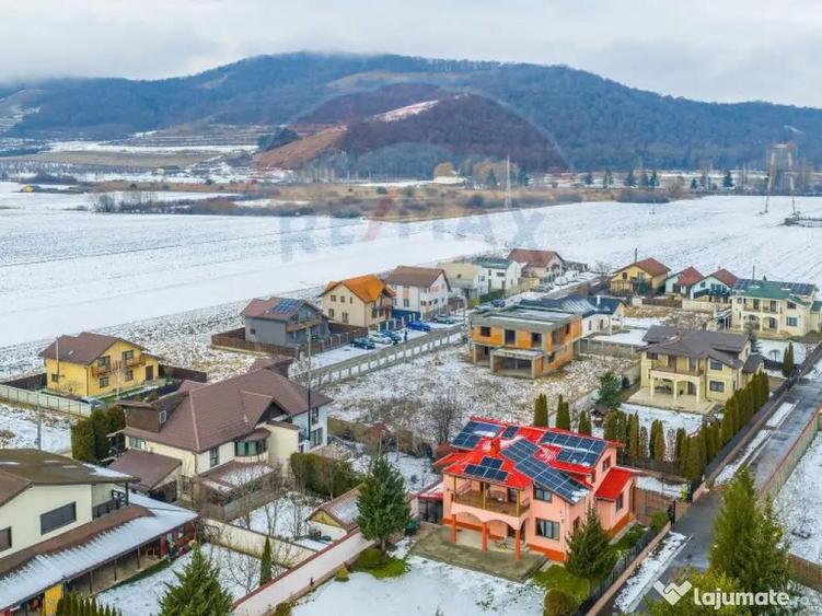 Comision 0% - Casa la rosu cu teren de 1000mp - Harman - 9