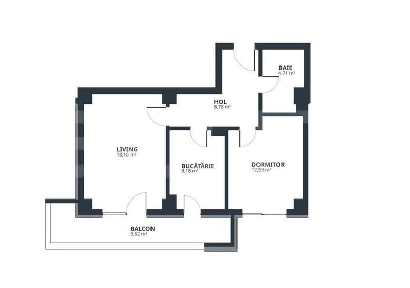 Apartament 2 camere, 52.3 mp, zona Tatarasi - 1