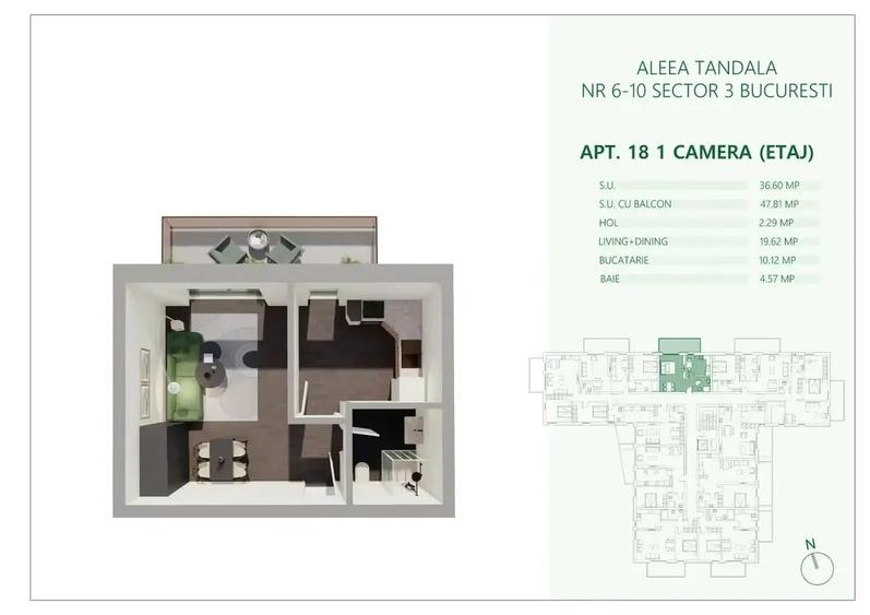 Garsoniera spatioasa | Pozitionare Excelenta| Pret Promotional - 4