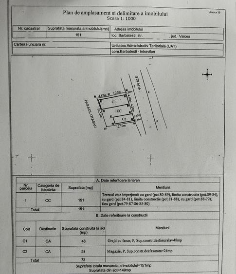 Gospodarie in Barbatesti, zonă de deal, liniște, natura - 6