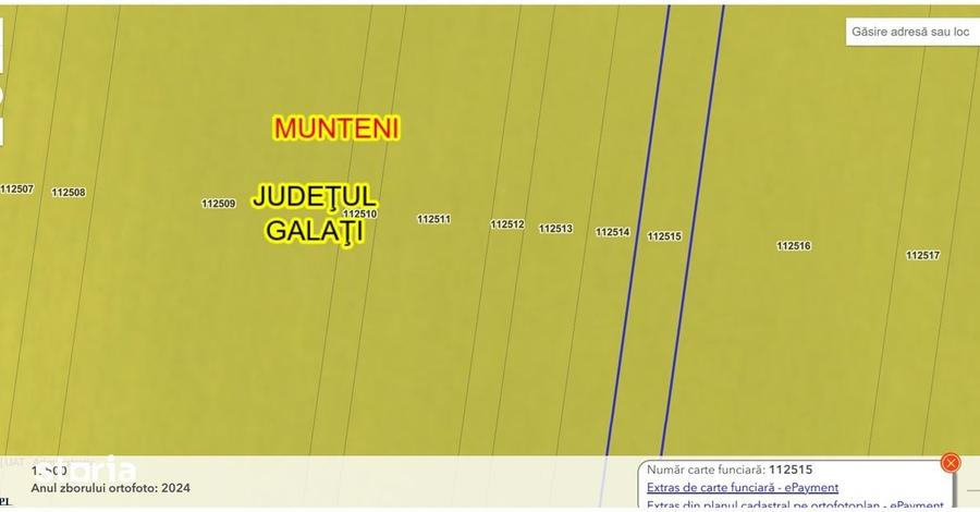 Teren de 10098 mp, în Munteni