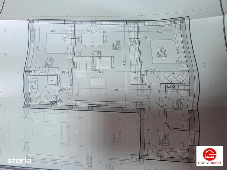 De vanzare ap 3 camere, semifinisat premium , Targu Mures - 13
